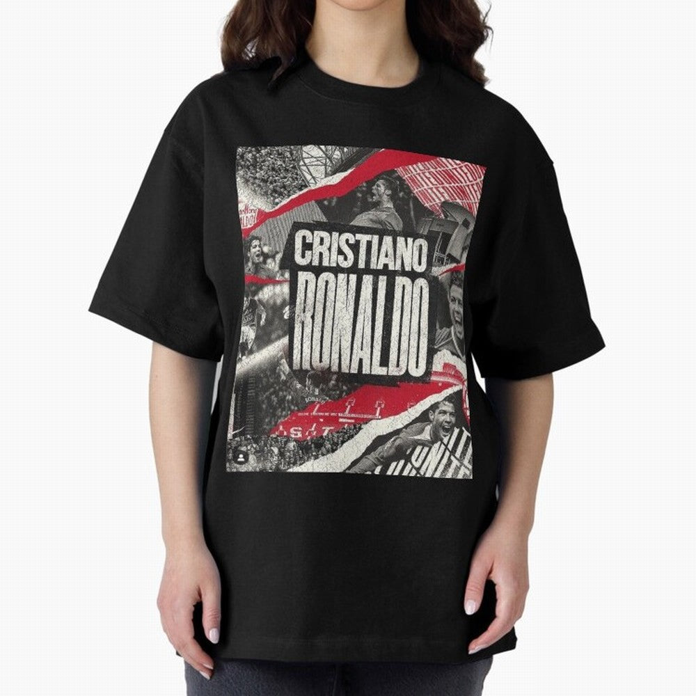 Welcome back to Manchester Oversized T-Shirt Discover Match Day Hype around FIFA World Cup 2026, Cristiano Ronaldo, Haaland and CR7, England, France and Netherlands, Classic Soccer Heritage, Championship Pressure, Fan Loyalty and International