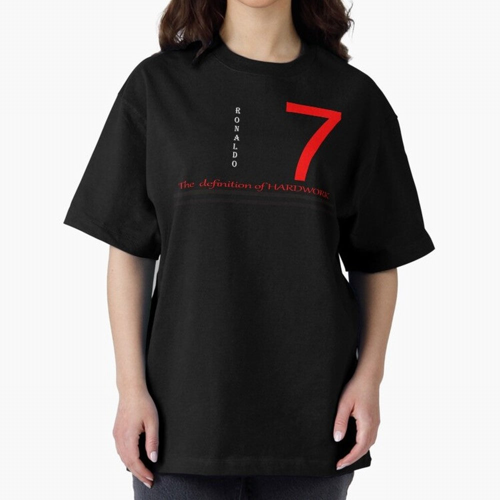 Christiano Ronaldo T-shirts Oversized T-Shirt Feel the Trophy Chase of Match Day Hype around FIFA World Cup 2026, Neymar, Haaland and Cristiano Ronaldo, Brazil, Goal Celebration Energy, Supporter Heritage, Football Icons and Worldwide Tournament