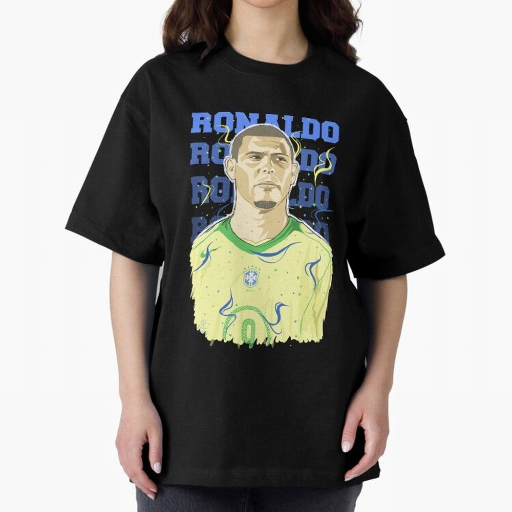 Ronaldo Oversized T-Shirt Make Game Day About Global Football Passion for FIFA World Cup 2026 USA Canada Mexico, Highlighting Messi, Neymar and Mbappe, Argentina, France and Brazil, Worldwide Fan Energy, Dramatic Goals, Stadium Lights and