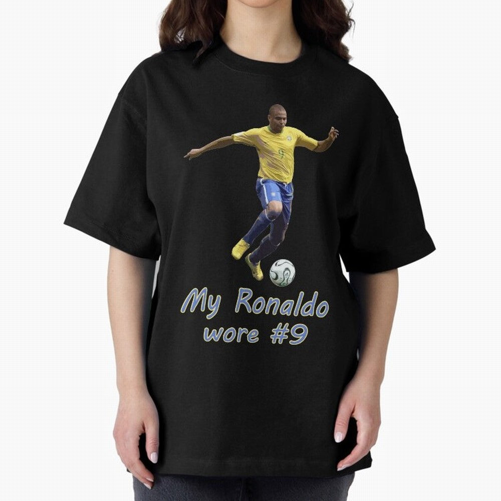 The True Ronaldo Oversized T-Shirt Bring a Champion Mindset to FIFA World Cup 2026 for Fans of CR7 and Argentina and Brazil, Bringing Match Day Excitement, Supporter Culture, Golden Goals and Global Football Passion; Great for Supporters Who Love