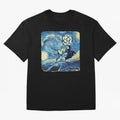 Ronaldo Ronaldo Van Gogh Style Oversized T-Shirt Live the Energy of FIFA World Cup 2026 Group Stage Spirit, Capturing Argentina, France and Brazil, CR7, Global Supporter Spirit, Legendary Goals, National Colors and Tournament Celebration; Great for