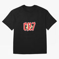 CR7 RED Oversized T-Shirt Show Support during the FIFA World Cup 2026 USA Canada Mexico Journey through Haaland Highlights, England, France and Netherlands Pride, Match Day Excitement, Supporter Culture, Golden Goals and Global Football Passion;