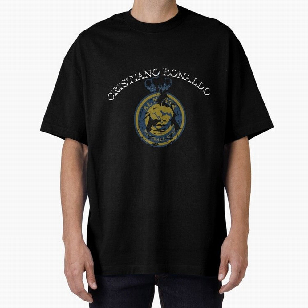 Ronaldo CR7 al nassr Oversized T-Shirt Bring Bold Fan Energy to Match Day Hype around FIFA World Cup 2026, Neymar, Netherlands, Worldwide Fan Energy, Dramatic Goals, Stadium Lights and Championship Celebrations; Ideal for Passionate Fans Who Love