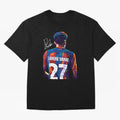 Lamine Yamal Football Player Wpap Art Oversized T-Shirt Bring Bold Fan Energy to FIFA World Cup 2026 Group Stage Capturing Cristiano Ronaldo, Brazil, Portugal and Argentina Energy, Vintage Soccer Flavor, Modern Football Stars, National Flags and