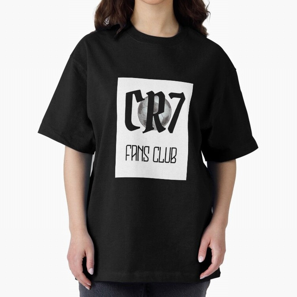 CR7 Oversized T-Shirt Show Match Day Excitement for Match Day Hype around FIFA World Cup 2026, Messi, Neymar and Mbappe, England, France and Netherlands, Champion Mindset, Group Stage Buzz, Knockout Tension and Passionate Fan Culture; Perfect for