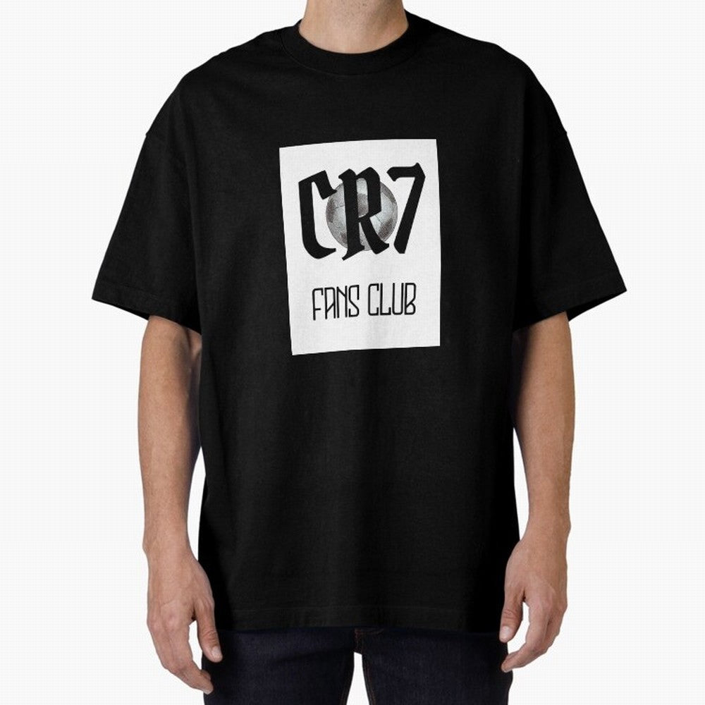 CR7 Oversized T-Shirt Show Match Day Excitement for Match Day Hype around FIFA World Cup 2026, Messi, Neymar and Mbappe, England, France and Netherlands, Champion Mindset, Group Stage Buzz, Knockout Tension and Passionate Fan Culture; Perfect for