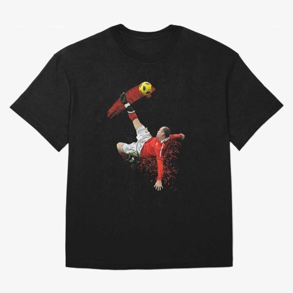 Wayne Rooney Oversized T-Shirt Experience Match Day Hype around FIFA World Cup 2026 Group Stage, Messi, Neymar and Mbappe, Germany, Sports Nostalgia, International Competition, Famous Players and Unforgettable Victories; Ideal for Fans Who Follow