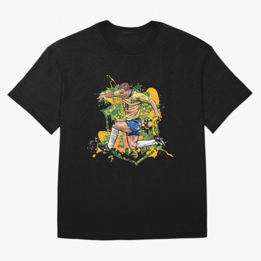 Ronaldo Nazario de Lima - Fenomeno do Brasil Oversized T-Shirt Capture Stadium Memories from Match Day Hype around FIFA World Cup 2026 USA Canada Mexico, Cristiano Ronaldo, Haaland and CR7, Argentina and Brazil, Football Festival Excitement, Trophy