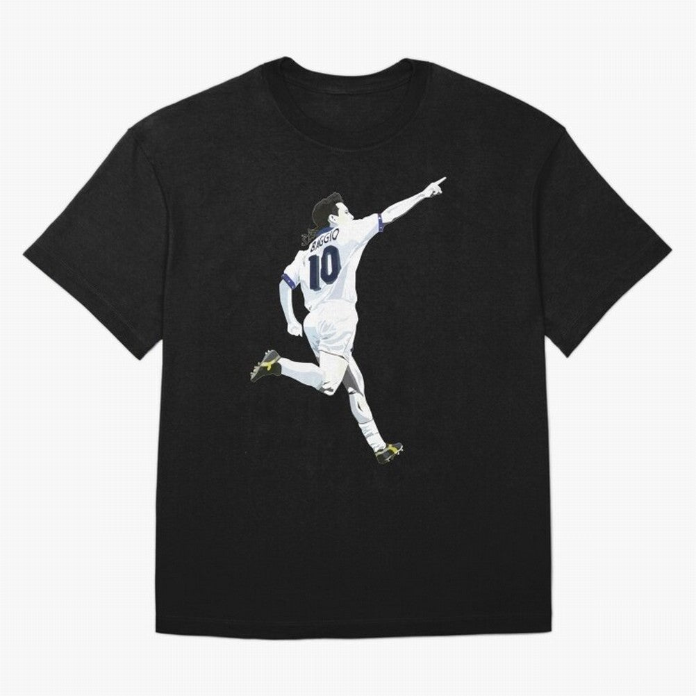 Roberto Baggio - Italy | Mbappe gift Oversized T-Shirt Feel International Energy from Match Day Hype around FIFA World Cup 2026 Group Stage, Messi, CR7 and Mbappe, Spain and Netherlands, Supporter Pride, Iconic Celebrations, Legendary Names and