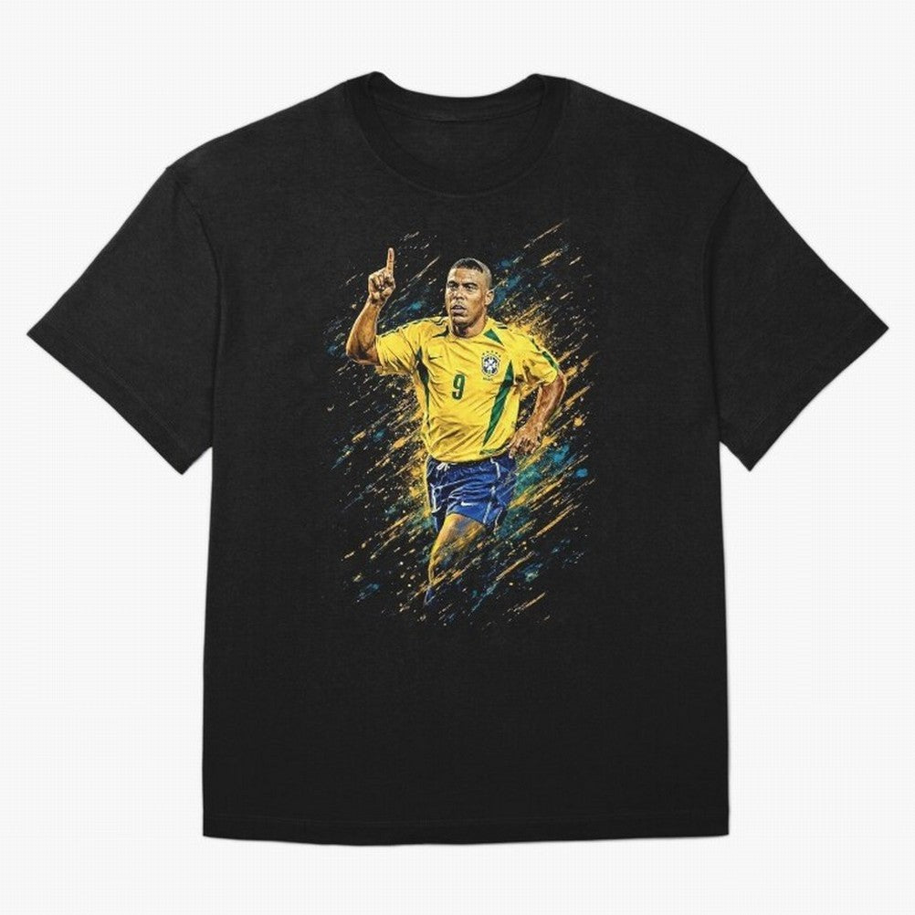 R9 Ronaldo Football Legend Oversized T-Shirt Show Fan Pride Across FIFA World Cup 2026 Group Stage for Fans of Cristiano Ronaldo, Haaland and CR7 and Germany, Bringing Stadium Chants, National Pride, Trophy Dreams and Unforgettable Football