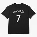 Ronaldo Manchester United Oversized T-Shirt Bring International Match Energy to Global Football Passion for FIFA World Cup 2026 USA Canada Mexico, Filled with Cristiano Ronaldo, Netherlands, Vintage Soccer Flavor, Modern Football Stars, National