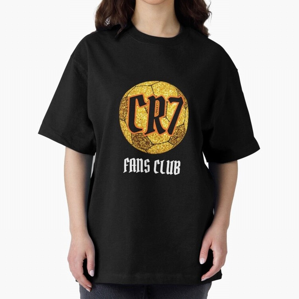 CR7 BLK 2 Oversized T-Shirt Show Championship Spirit for Global Football Passion for FIFA World Cup 2026 USA Canada Mexico, with CR7 and Messi, England, France and Netherlands, Game Day Rituals, Football Legends, Country Pride and the Road to the