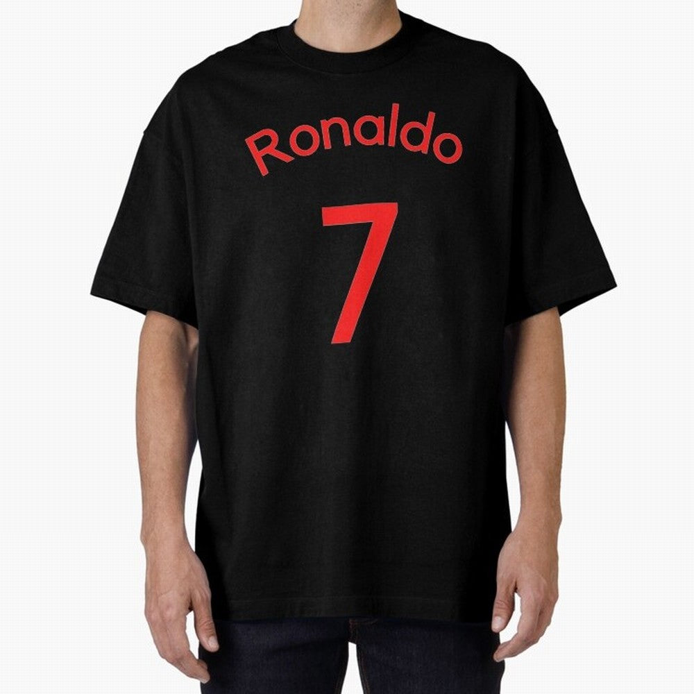 Ronaldo Manchester United Oversized T-Shirt Bring a Champion Mindset to FIFA World Cup 2026 Group Stage for Fans of Haaland and France, Bringing Classic Soccer Heritage, Championship Pressure, Fan Loyalty and International Pride; Perfect for