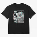 Cristiano Ronaldo sport Oversized T-Shirt Carry National Pride through the FIFA World Cup 2026 Journey through Haaland Highlights, England Pride, Retro Football Energy, Iconic Rivalries, Trophy Chase Drama and Stadium Atmosphere; Perfect for