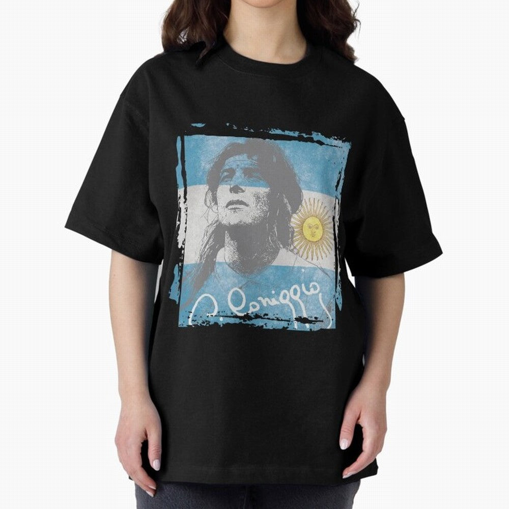 Claudio Caniggia Oversized T-Shirt Join the FIFA World Cup 2026 Journey through Neymar Highlights, Brazil Pride, Stadium Memories, Football Loyalty, International Chants and Championship Tradition; Created for Match Day Parties, Soccer Gifts, Fan