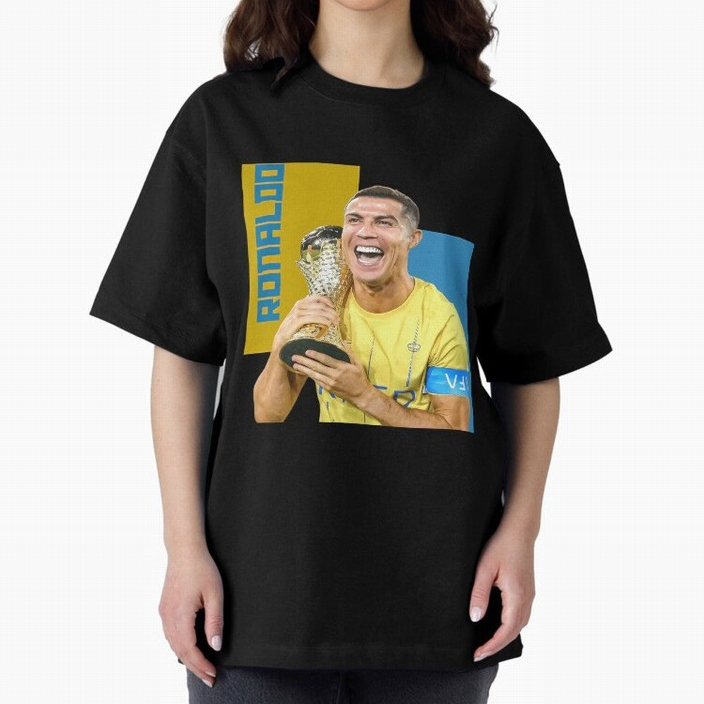 Ronaldo Oversized T-Shirt Follow Global Football Passion for FIFA World Cup 2026 Group Stage, Made for Messi and Cristiano Ronaldo, England and Germany, Worldwide Fan Energy, Dramatic Goals, Stadium Lights and Championship Celebrations; Ideal for