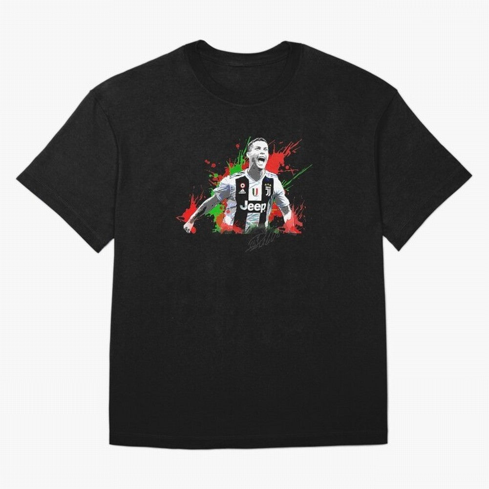Cristiano Ronaldo Fan Oversized T-Shirt Represent FIFA World Cup 2026 for Fans of Haaland and England, France and Netherlands, Bringing Fan Favorite Moments, National Team Passion, Big Match Drama and Soccer History; Ideal for Football Dads,