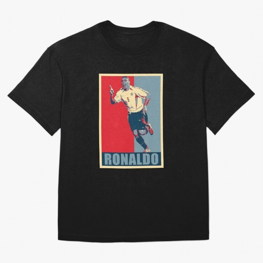 Ronaldo De Lima Celebration Oversized T-Shirt Experience the Global Stage of FIFA World Cup 2026 Spirit, Highlighting Portugal, Spain and Germany, Messi, Game Day Rituals, Football Legends, Country Pride and the Road to the Final; Made for