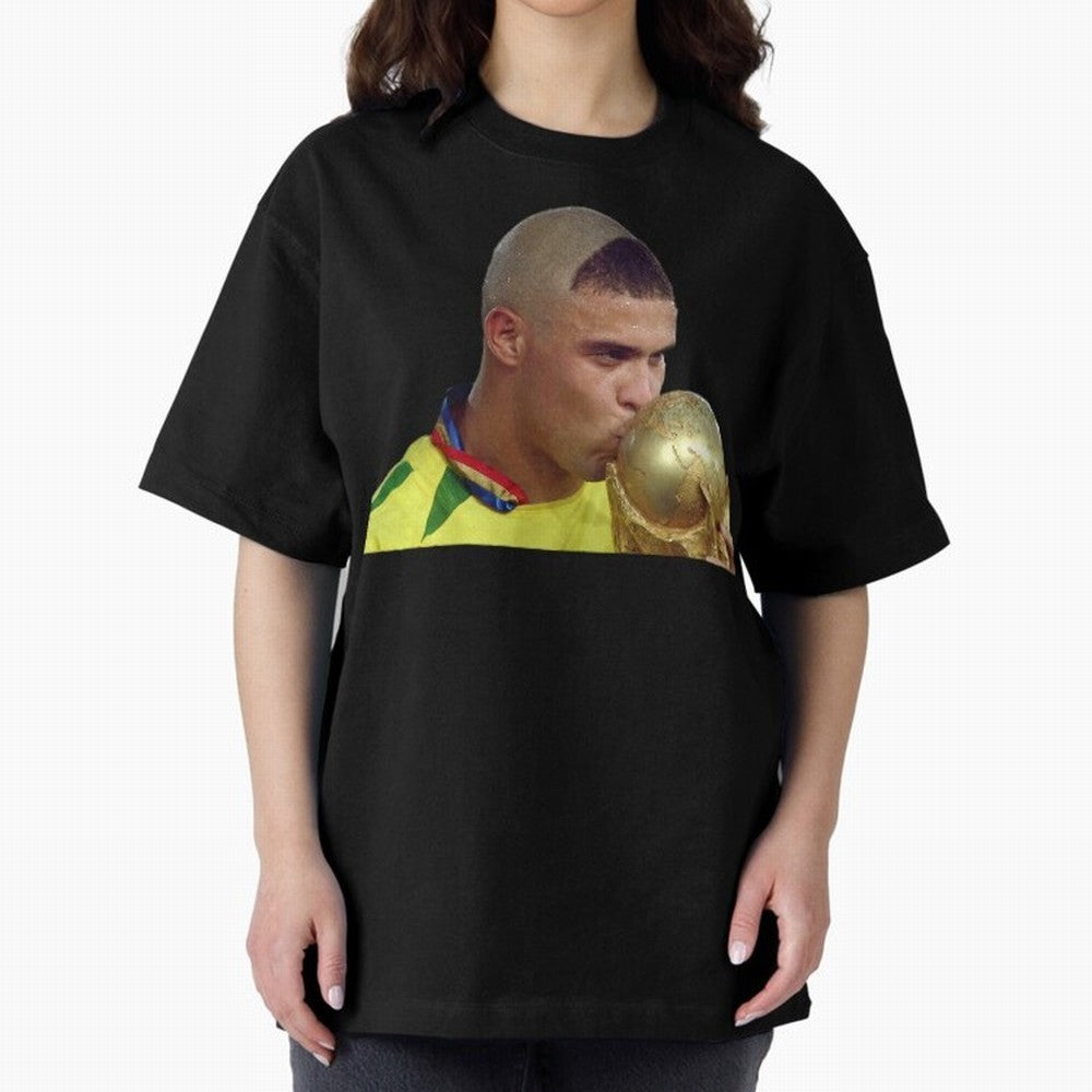 El Fenomeno Oversized T-Shirt Bring Match Day Fire to FIFA World Cup 2026 Group Stage Spirit, Featuring Argentina and Brazil, Mbappe, Match Day Excitement, Supporter Culture, Golden Goals and Global Football Passion; Ideal for Football Dads,