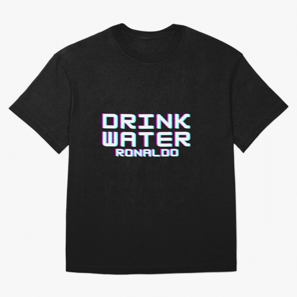 drink water ronaldo Oversized T-Shirt Remember the FIFA World Cup 2026 Journey through Messi, Neymar and Mbappe Highlights, Netherlands Pride, Retro Football Energy, Iconic Rivalries, Trophy Chase Drama and Stadium Atmosphere; Made for Die Hard