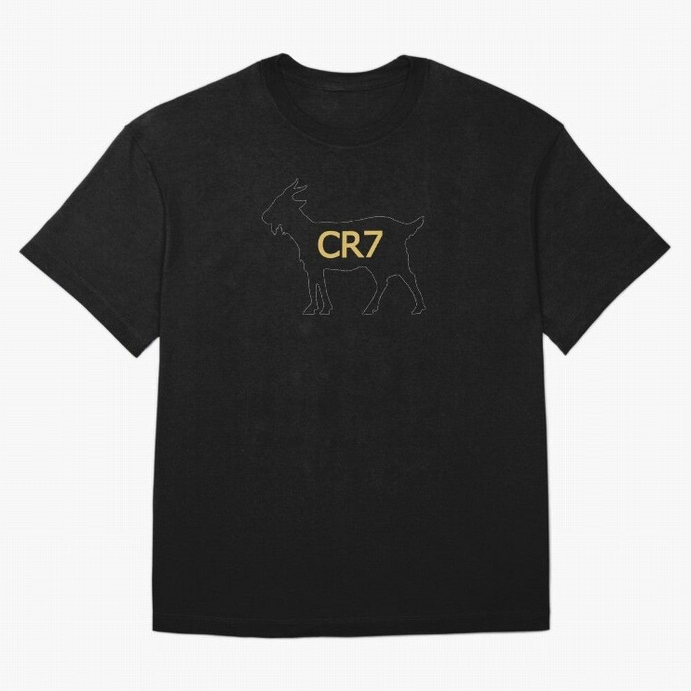 CR7 GOAT Alt Gold Oversized T-Shirt Stand Out with Spirit from Global Football Passion for FIFA World Cup 2026 Group Stage, Built around Mbappe, France and Portugal, Global Supporter Spirit, Legendary Goals, National Colors and Tournament