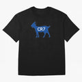 CR7 GOAT Blue Oversized T-Shirt Stand with FIFA World Cup 2026 USA Canada Mexico for Fans of Mbappe and Neymar and France, Bringing Fan Favorite Moments, National Team Passion, Big Match Drama and Soccer History; Perfect for Fans, Collectors,