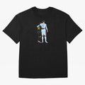 Messi and Ronaldo Reunion Illustration Oversized T-Shirt Represent Fans Who Live for Global Football Passion for FIFA World Cup 2026, Capturing CR7, Germany, Football History, Final Match Energy, Crowd Noise and Once in a Lifetime Moments; Perfect