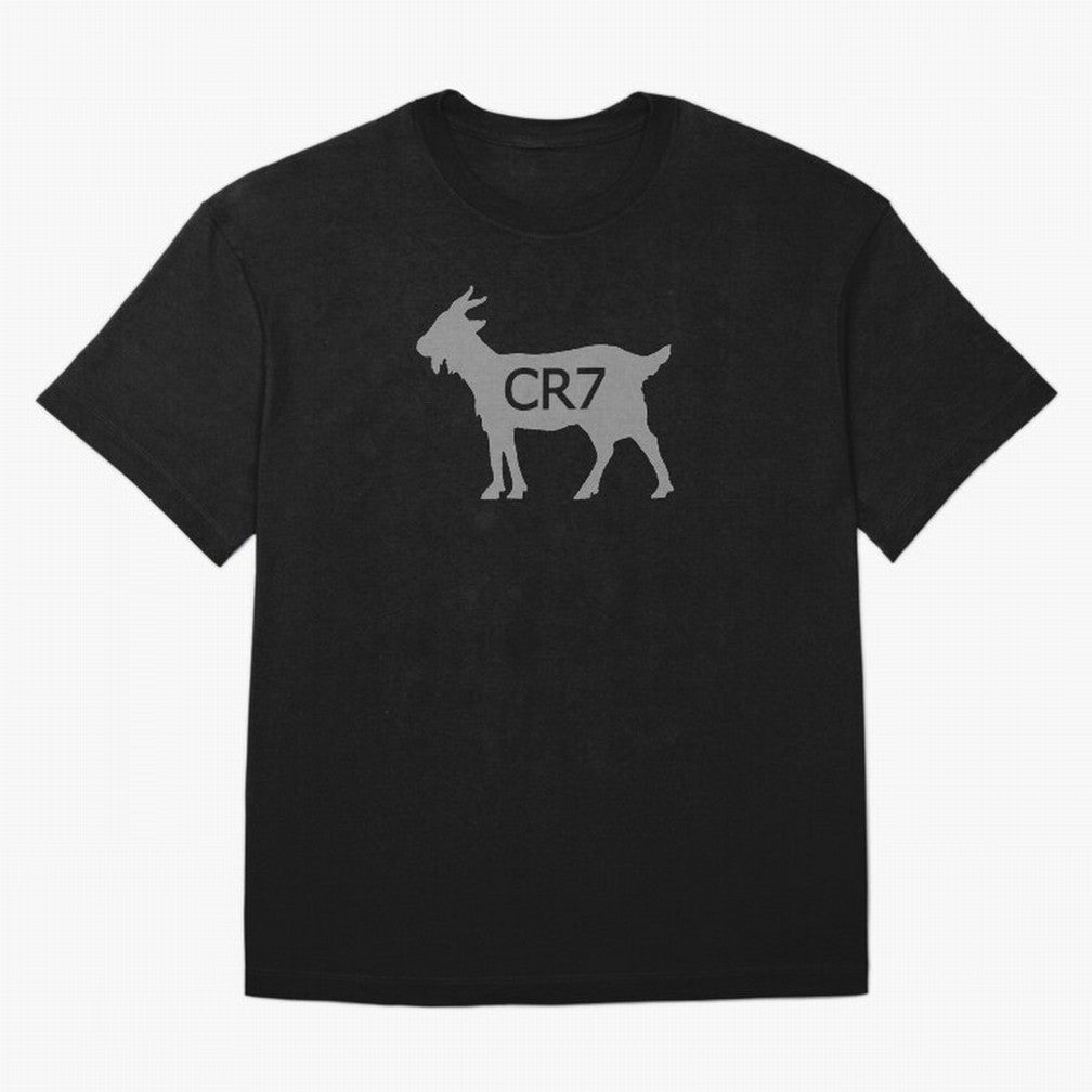 CR7 GOAT Grey 2 Oversized T-Shirt Turn Football Passion into Match Day Hype around FIFA World Cup 2026 USA Canada Mexico, Mbappe and Neymar, Netherlands, Worldwide Fan Energy, Dramatic Goals, Stadium Lights and Championship Celebrations; Great for