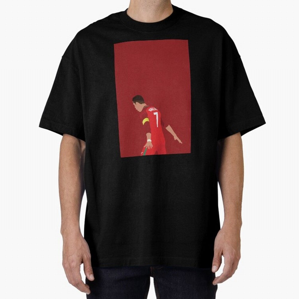 CR7 Oversized T-Shirt Back Your Heroes with Match Day Hype around FIFA World Cup 2026, Messi and Cristiano Ronaldo, England, France and Netherlands, Stadium Chants, National Pride, Trophy Dreams and Unforgettable Football Memories; Great for Watch