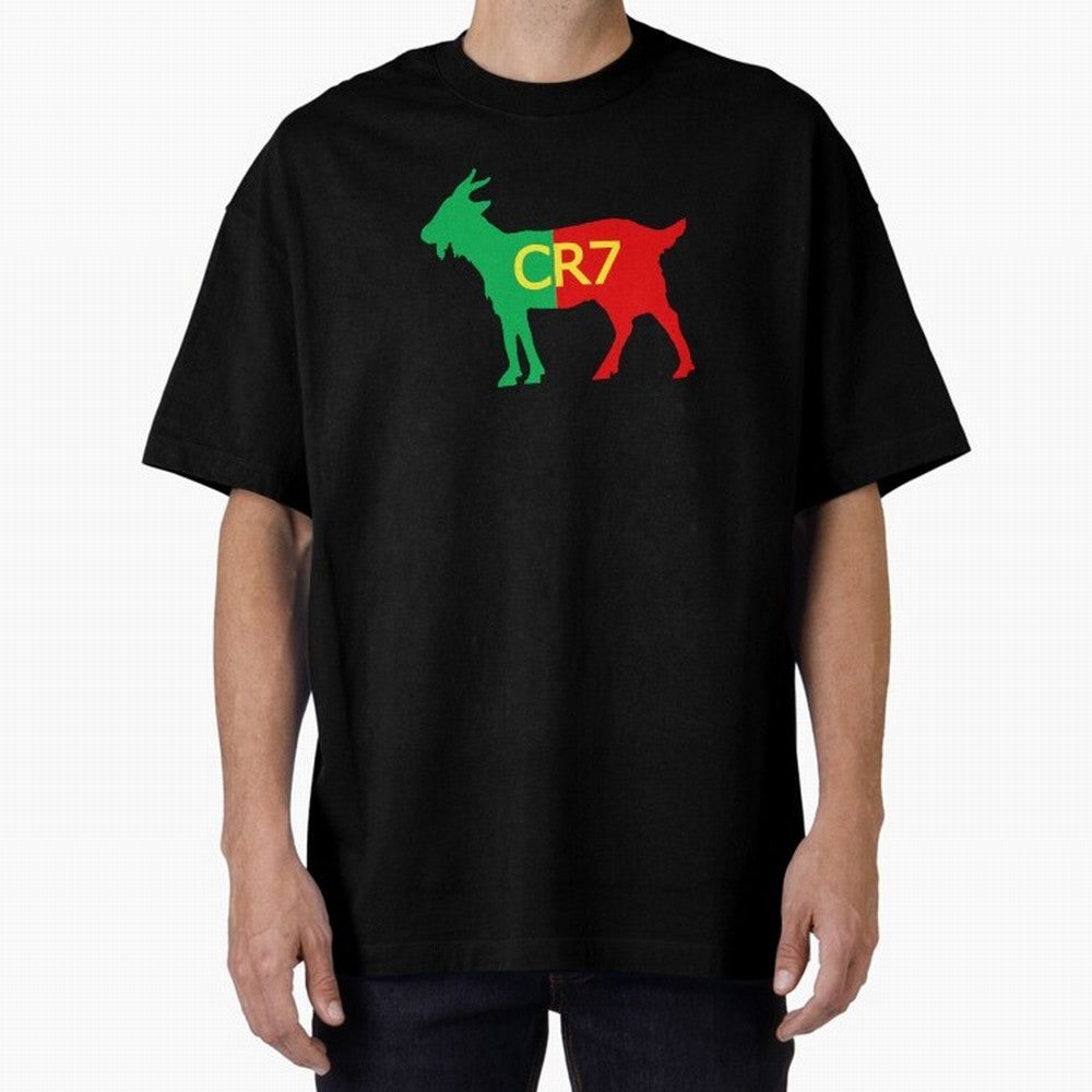 CR7 GOAT Tuga 3 Oversized T-Shirt Remember FIFA World Cup 2026 USA Canada Mexico Spirit, Built around England and Germany, Neymar, Haaland and Cristiano Ronaldo, Championship Spirit, Famous Goals, Roaring Crowds and International Football Unity;