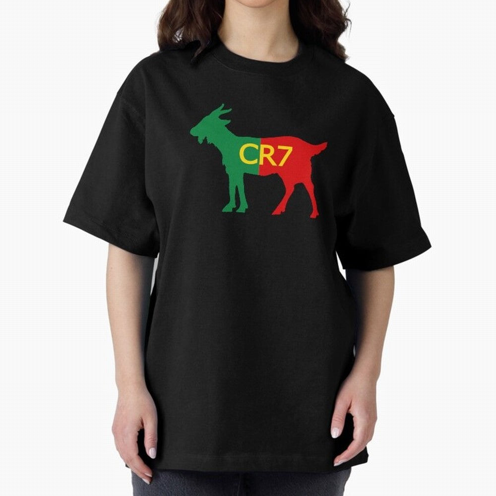 CR7 GOAT Tuga 2 Oversized T-Shirt Bring a Vintage Feel to the FIFA World Cup 2026 Group Stage Journey through Cristiano Ronaldo, Haaland and CR7 Highlights, Brazil, Portugal and Argentina Pride, Tournament Hype, Historic Matchups, Family Viewing