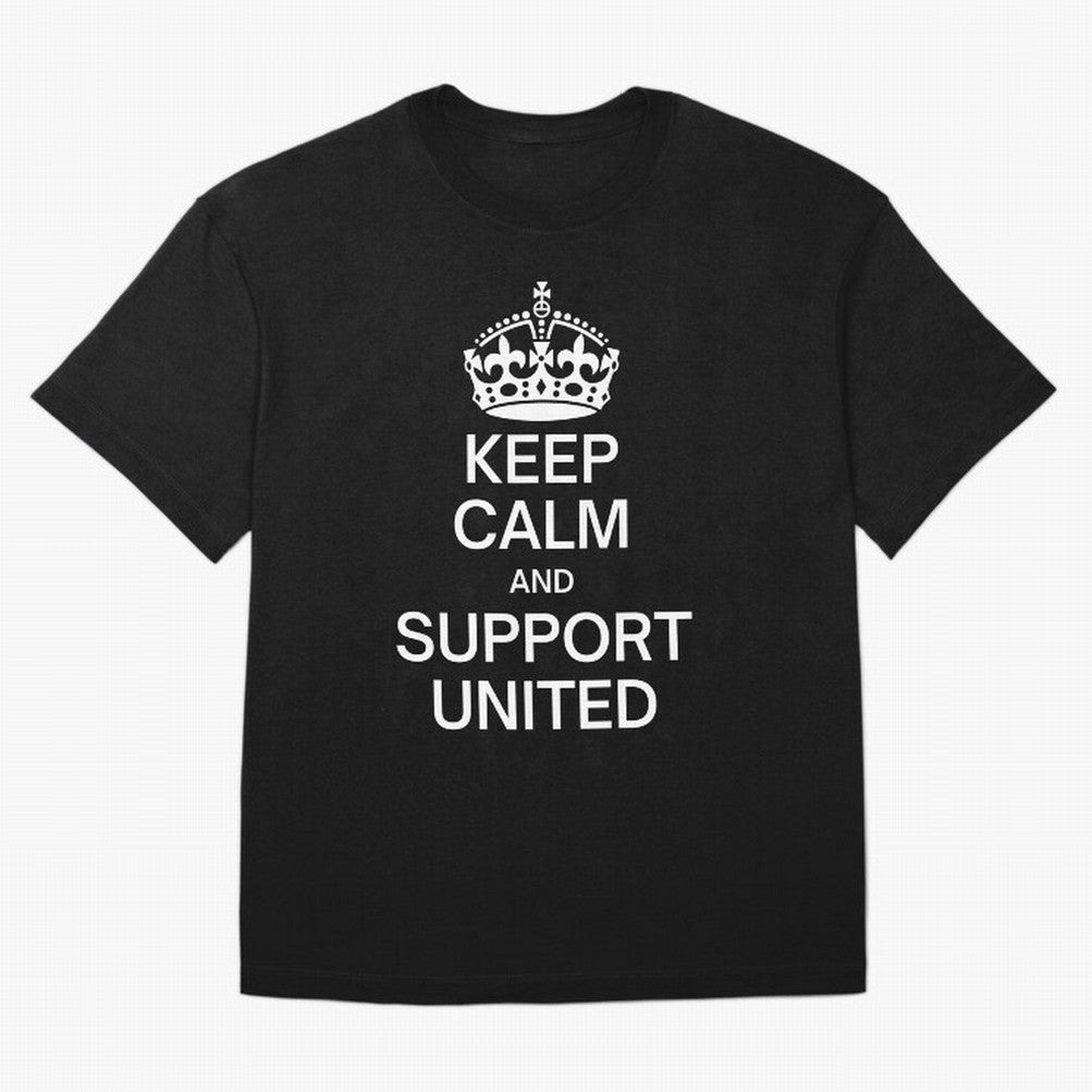 Keep Calm and Support United Oversized T-Shirt Celebrate the Road through FIFA World Cup 2026 for Fans of Messi, CR7 and Mbappe and Argentina, Bringing Supporter Pride, Iconic Celebrations, Legendary Names and Global Match Day Energy; Ideal for