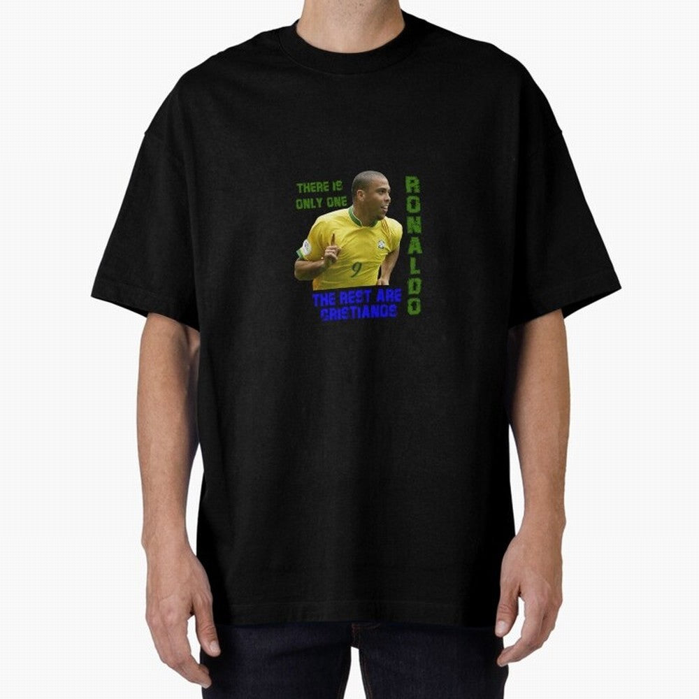 There is only one Ronaldo, the rest are Cristianos - Ronaldo Football Meme Oversized T-Shirt Celebrate the Magic of FIFA World Cup 2026 Group Stage for Fans of Cristiano Ronaldo and Argentina, France and Brazil, Bringing Tournament Hype, Historic