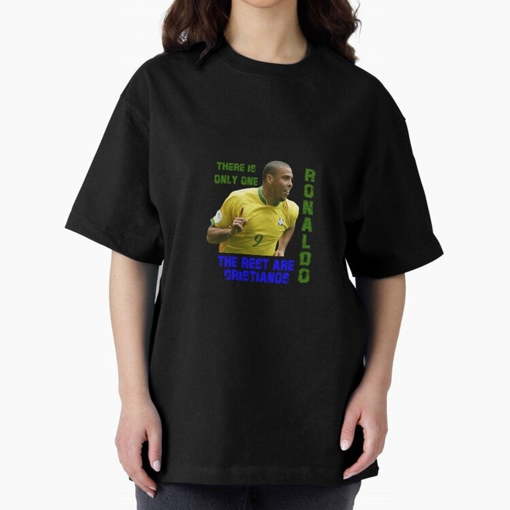 There is only one Ronaldo, the rest are Cristianos - Ronaldo Football Meme Oversized T-Shirt Celebrate the Magic of FIFA World Cup 2026 Group Stage for Fans of Cristiano Ronaldo and Argentina, France and Brazil, Bringing Tournament Hype, Historic