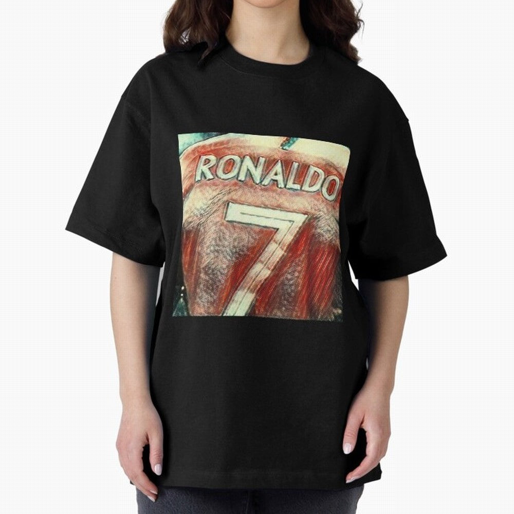 CR7 Oversized T-Shirt Live for the Drama of FIFA World Cup 2026 USA Canada Mexico Spirit, with Brazil, Portugal and Argentina, Neymar, Haaland and Cristiano Ronaldo, Stadium Memories, Football Loyalty, International Chants and Championship