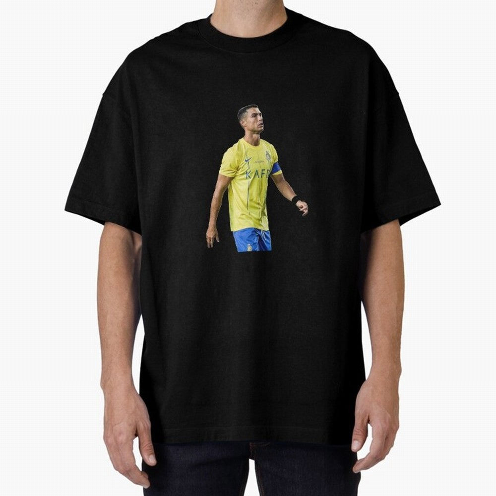 Ronaldo Al Nassar Oversized T-Shirt Keep the Legacy of the FIFA World Cup 2026 Journey through Messi and Cristiano Ronaldo Highlights, Spain and Netherlands Pride, Tournament Hype, Historic Matchups, Family Viewing Parties and Global Sports Pride;