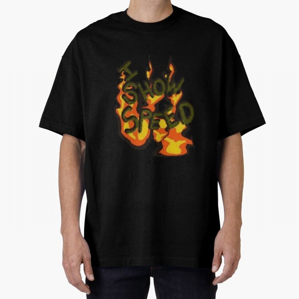 ISHOWSPEED MERCH LOGO 2 Oversized T-Shirt Create FIFA World Cup 2026 Group Stage Spirit, Inspired by Portugal, Spain and Germany, Mbappe and Neymar, Sports Nostalgia, International Competition, Famous Players and Unforgettable Victories; Created