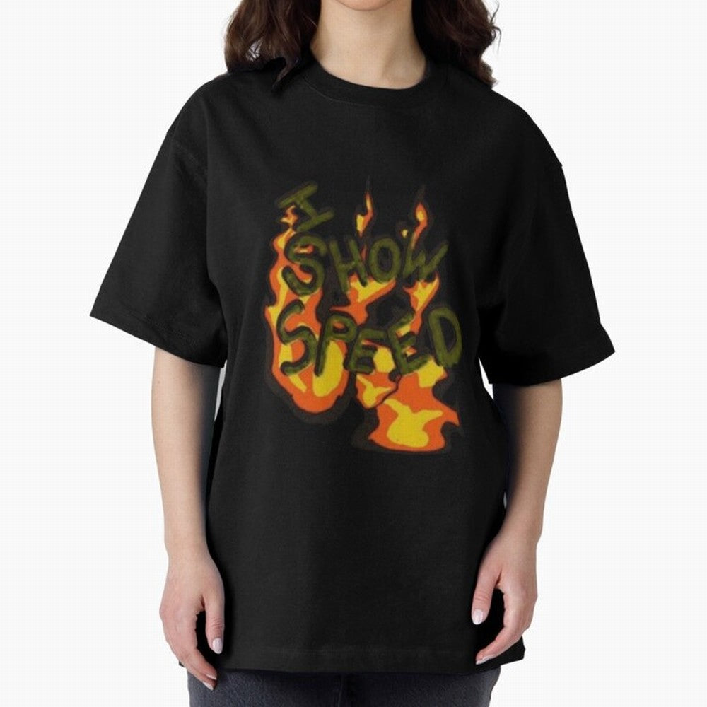 ISHOWSPEED MERCH LOGO 2 Oversized T-Shirt Create FIFA World Cup 2026 Group Stage Spirit, Inspired by Portugal, Spain and Germany, Mbappe and Neymar, Sports Nostalgia, International Competition, Famous Players and Unforgettable Victories; Created