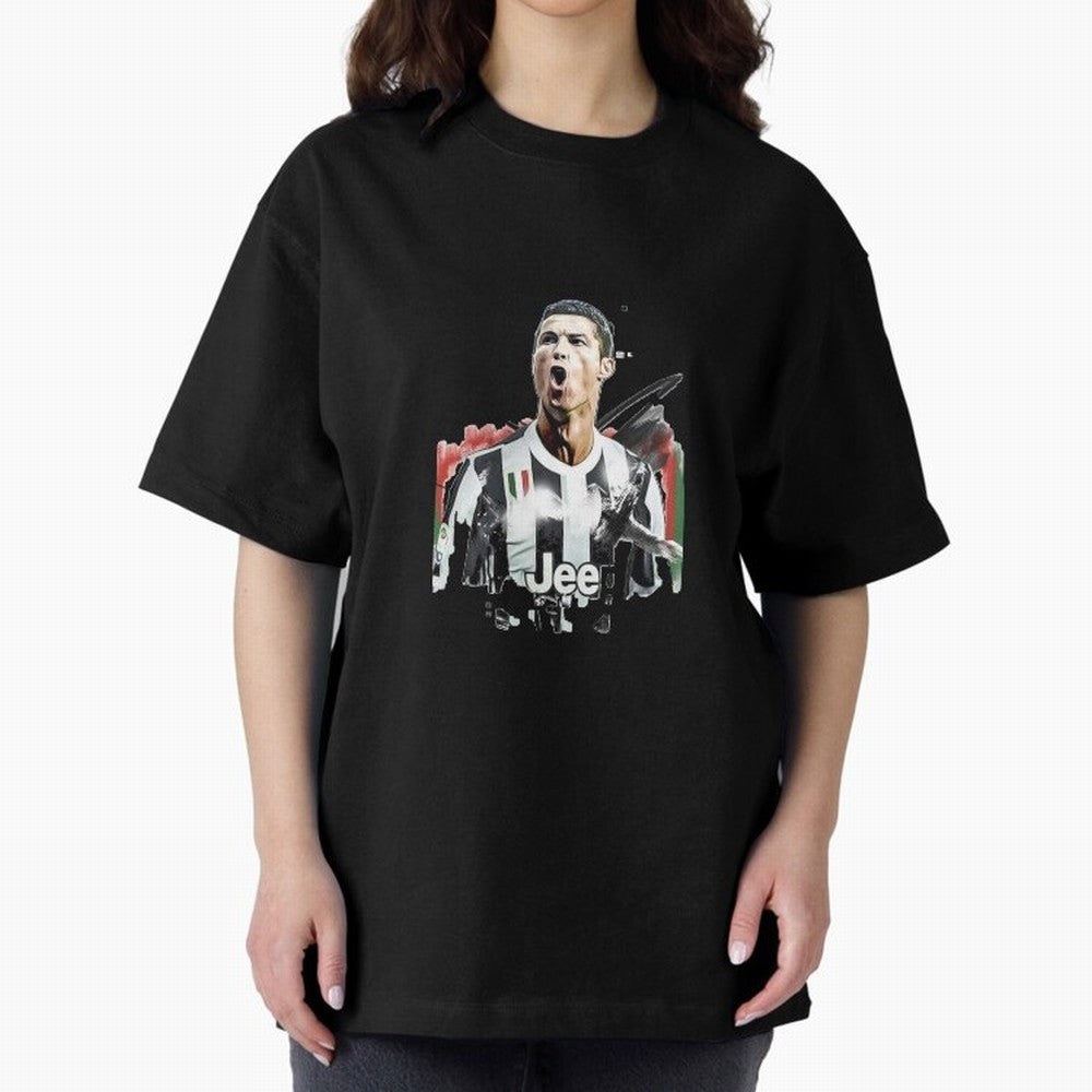 Ronaldo Oversized T-Shirt Cheer through Every Moment of Global Football Passion for FIFA World Cup 2026 Group Stage, Capturing Messi, England, France and Netherlands, Worldwide Fan Energy, Dramatic Goals, Stadium Lights and Championship