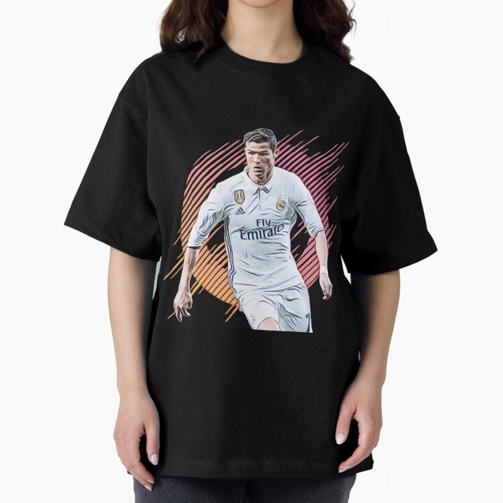 ronaldo christiano Oversized T-Shirt Bring FIFA World Cup 2026 Highlighting Messi, CR7 and Mbappe, Argentina Energy, Stadium Chants, National Pride, Trophy Dreams and Unforgettable Football Memories; Made for Die Hard Supporters, Soccer Lovers,