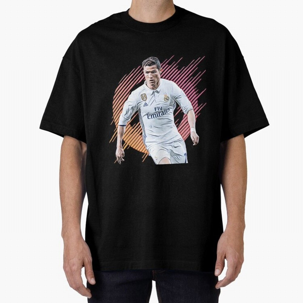 ronaldo christiano Oversized T-Shirt Bring FIFA World Cup 2026 Highlighting Messi, CR7 and Mbappe, Argentina Energy, Stadium Chants, National Pride, Trophy Dreams and Unforgettable Football Memories; Made for Die Hard Supporters, Soccer Lovers,