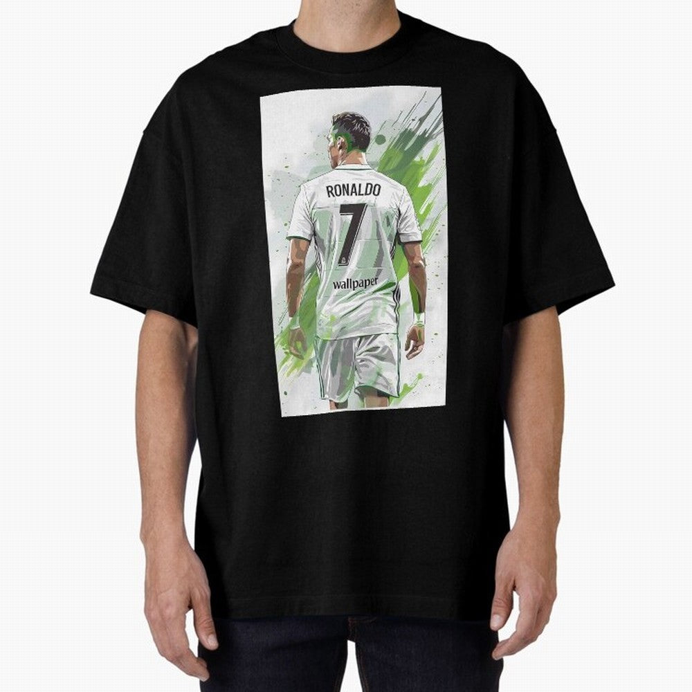 Ronaldo Oversized T-Shirt Stand Proud for FIFA World Cup 2026 Group Stage Connected to Messi and Cristiano Ronaldo, France and Portugal Energy, Vintage Soccer Flavor, Modern Football Stars, National Flags and Final Night Emotion; Great for