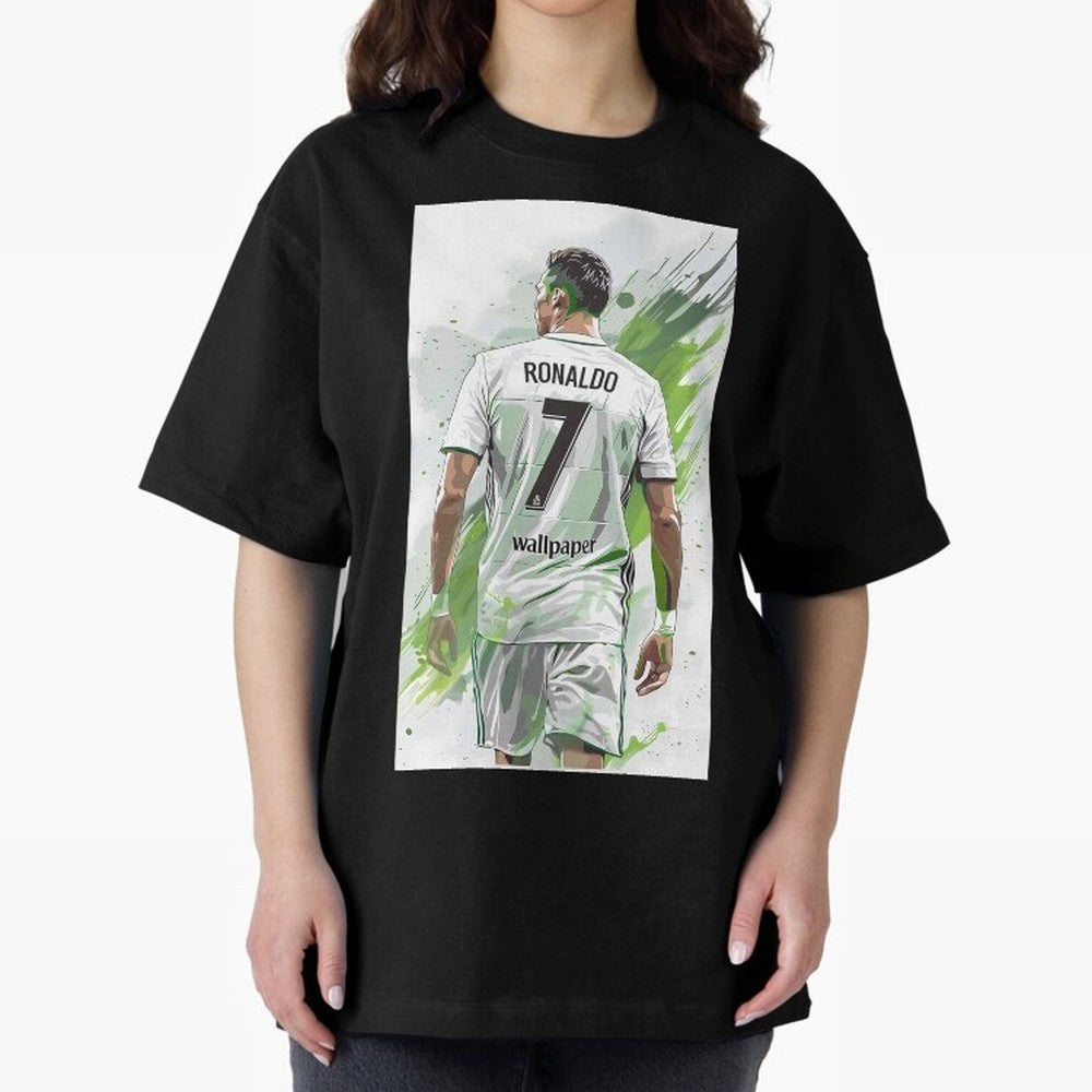 Ronaldo Oversized T-Shirt Stand Proud for FIFA World Cup 2026 Group Stage Connected to Messi and Cristiano Ronaldo, France and Portugal Energy, Vintage Soccer Flavor, Modern Football Stars, National Flags and Final Night Emotion; Great for