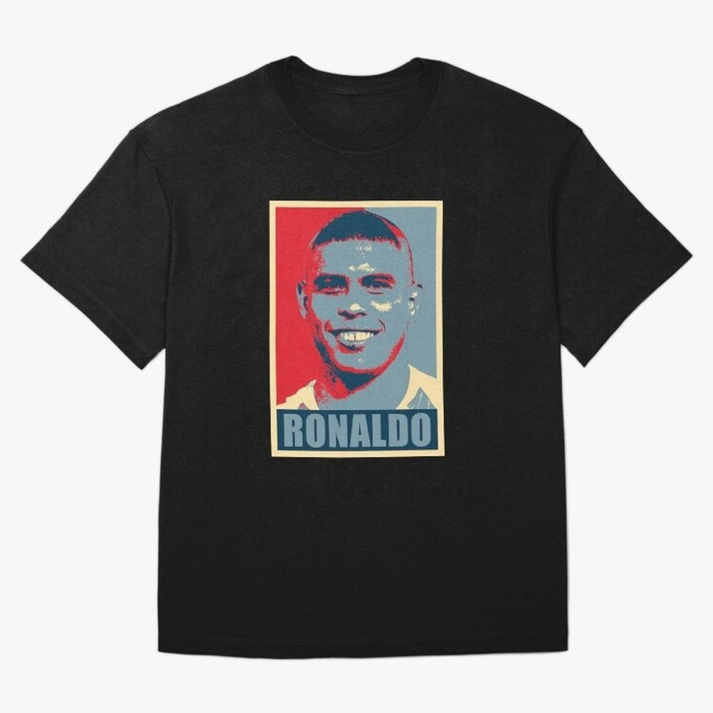 Ronaldo De Lima Hope Oversized T-Shirt Relive the Noise and Pride of FIFA World Cup 2026 USA Canada Mexico for Fans of Messi, CR7 and Mbappe and Argentina and Brazil, Bringing Football Festival Excitement, Trophy Ambitions, Country Rivalries and