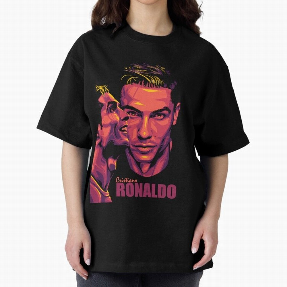 Cristiano Ronaldo Glow in the Dark Oversized T-Shirt Bring Supporter Culture to FIFA World Cup 2026 Group Stage Spirit, Featuring Argentina and Brazil, Cristiano Ronaldo, Haaland and CR7, Retro Football Energy, Iconic Rivalries, Trophy Chase Drama