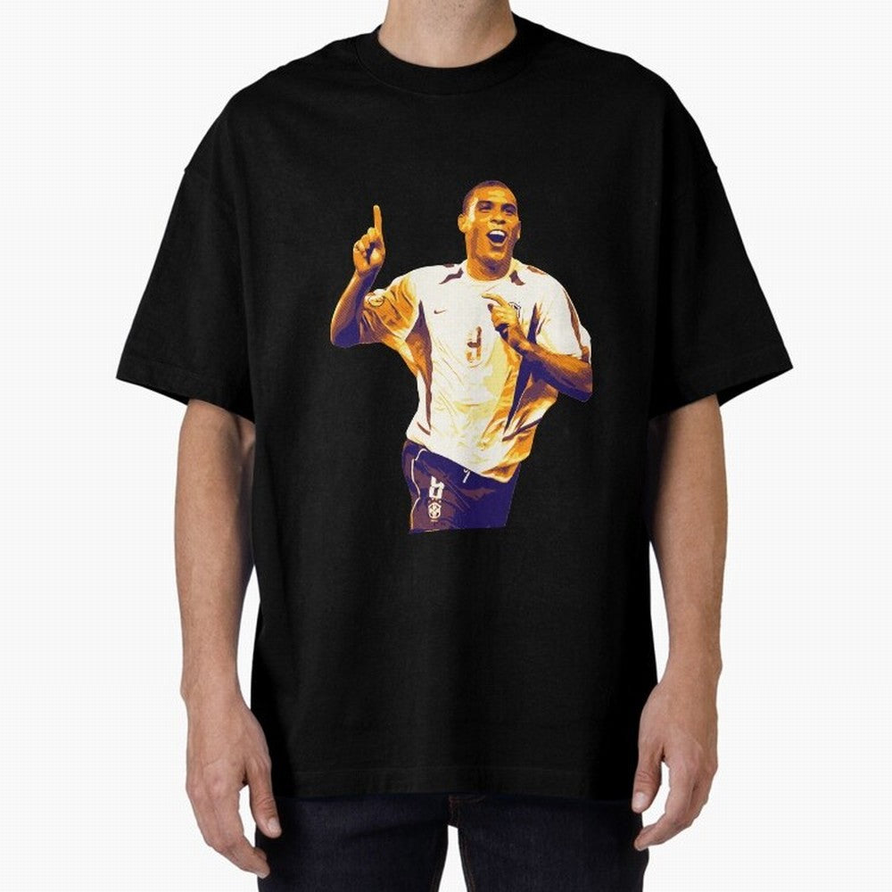 Ronaldo Naz¨¢rio brazil team Oversized T-Shirt Stand Out with Spirit from Match Day Hype around FIFA World Cup 2026 Group Stage, Messi, Neymar and Mbappe, Argentina and Brazil, Fan Favorite Moments, National Team Passion, Big Match Drama and Soccer