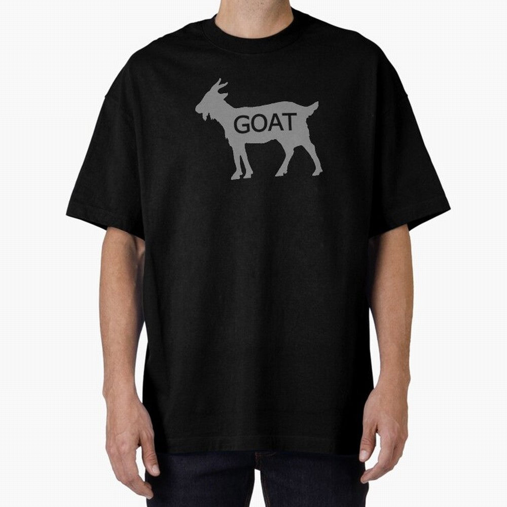GOAT Grey 2 Oversized T-Shirt Celebrate the Magic of the FIFA World Cup 2026 Journey through Messi and Cristiano Ronaldo Highlights, Portugal Pride, Football Passion, Legendary Performances, Festival Vibes and Supporter Community; Perfect for Fans,