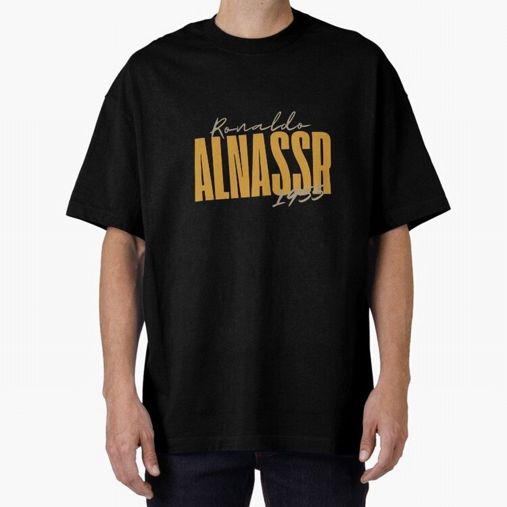 ronaldo alnasser Oversized T-Shirt Bring Retro Soccer Energy to FIFA World Cup 2026 USA Canada Mexico Centered on Haaland, Portugal, Spain and Germany Energy, Stadium Memories, Football Loyalty, International Chants and Championship Tradition;