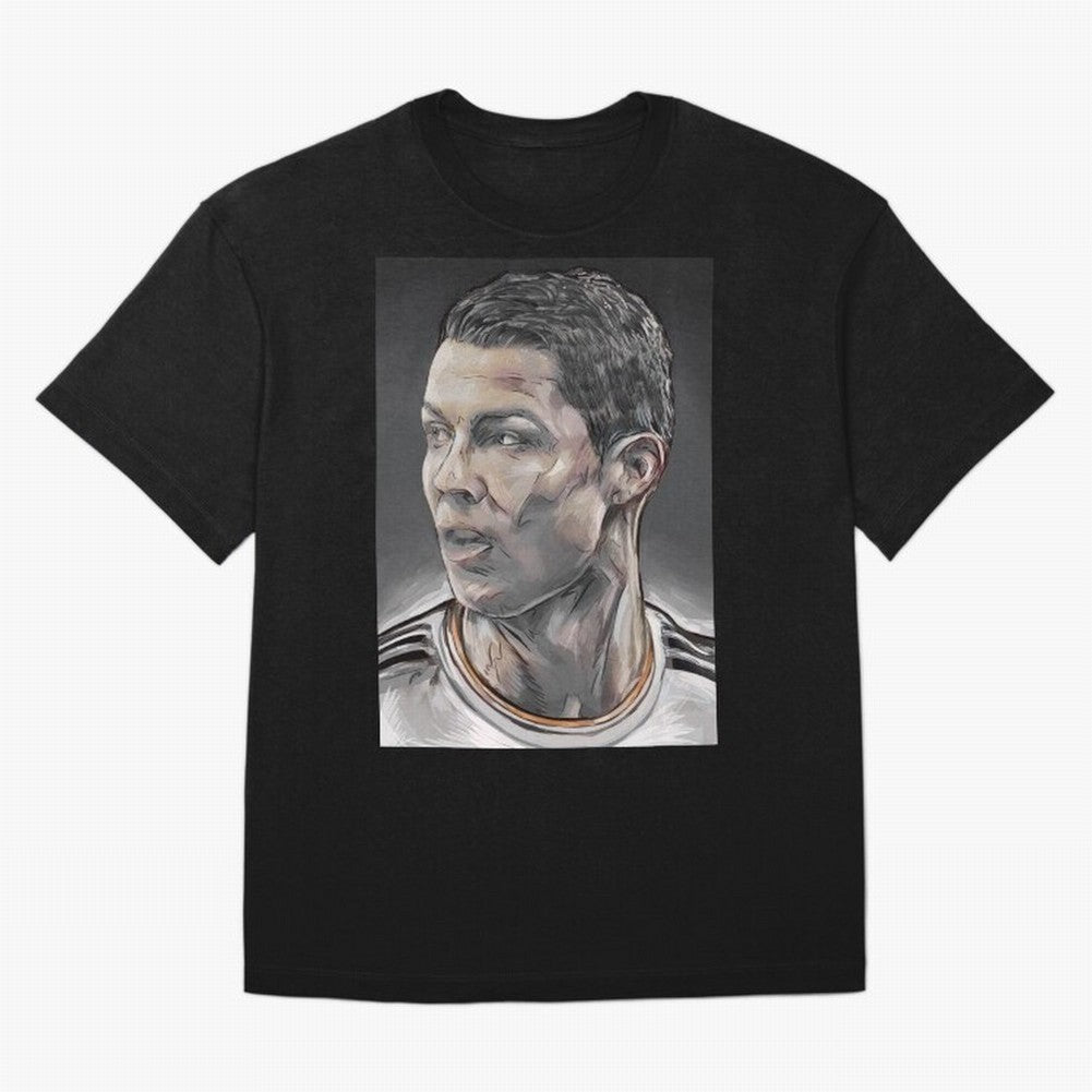 Cristiano Ronaldo Oversized T-Shirt Elevate Match Day Hype around FIFA World Cup 2026, CR7 and Messi, Germany, Retro Football Energy, Iconic Rivalries, Trophy Chase Drama and Stadium Atmosphere; Perfect for Supporters Who Want Bold Football Energy,