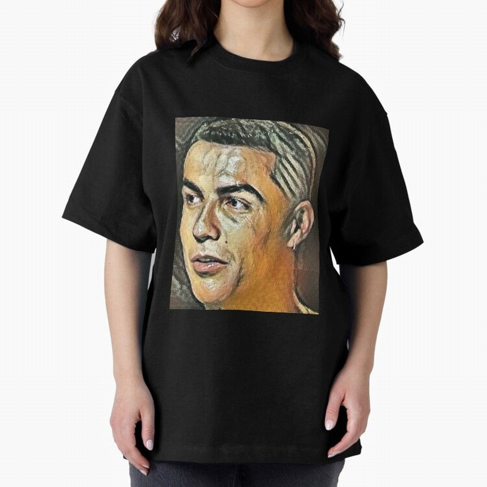 Cristiano Ronaldo Oversized T-Shirt Follow Every Goal of the FIFA World Cup 2026 Journey through Cristiano Ronaldo, Haaland and CR7 Highlights, Portugal, Spain and Germany Pride, Global Supporter Spirit, Legendary Goals, National Colors and